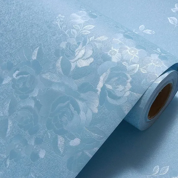 Paper_Blue_Floral_Self-Adhesive_Wall_Sticker