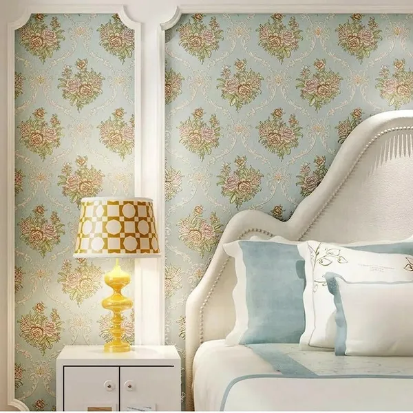 Vinyl_Floral_Rose_Print_Self-Adhesive_Decorative_Wallpaper