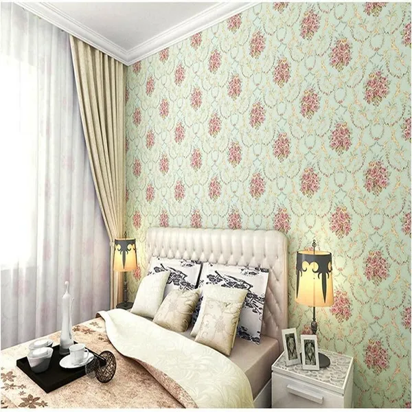 Vinyl_Floral_Rose_Print_Self-Adhesive_Decorative_Wallpaper
