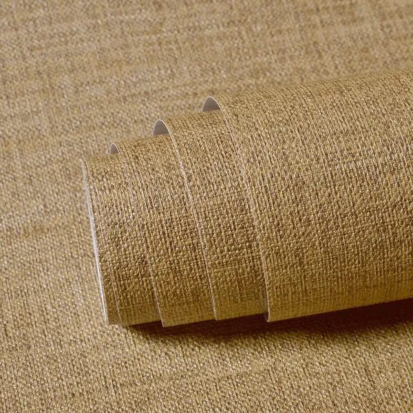 Pvc_Vinyl_Self_Adhesive_Brown_Floral_Embossed_Wallpaper