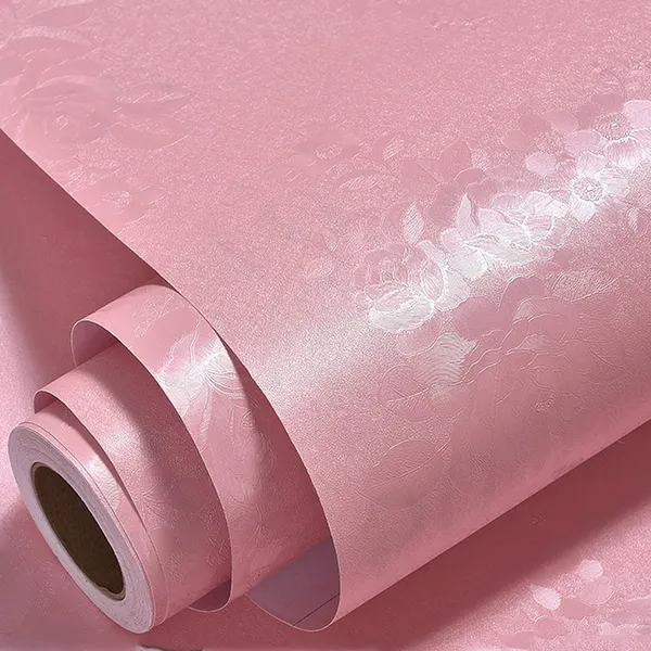 Pvc_Vinyl_Blush_Pink_Floral_Rose_Wall_Sticker