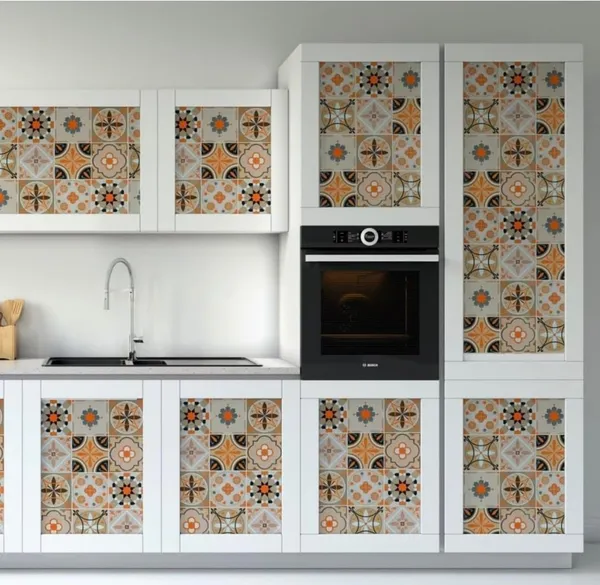 Pvc_Vinyl_Self_Adhesive_Brown_Floral_Damask_Wallpaper