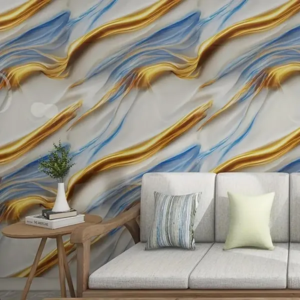 Pvc_Self_Adhesive_Blue_White_Marble_Finish_Wallpaper
