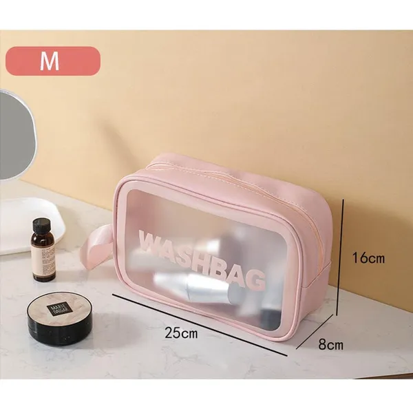 Pink_Faux_Leather_Makeup_Pouch_Set_With_Clear_Window_Set_Of_3