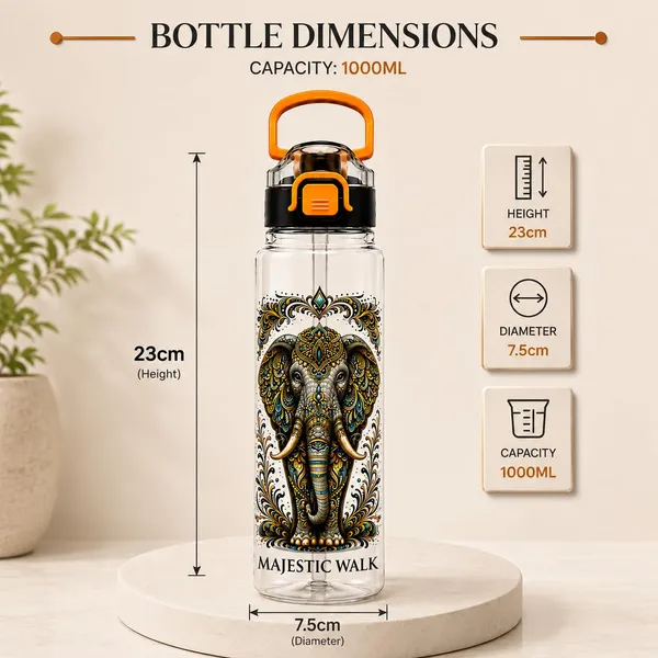 Plastic_Flamingo_Floral_Print_Water_Bottle_With_Straw_And_Handle