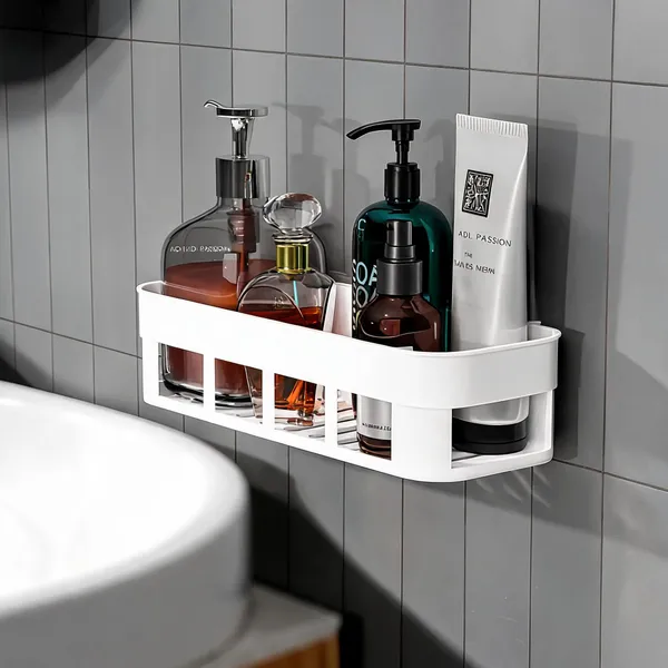 Plastic_Self-Adhesive_Wall-Mount_Bathroom_Shelf