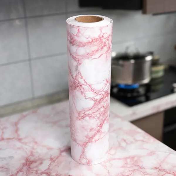 Vinyl_Pink_Marble_Peel_And_Stick_Waterproof_Wallpaper