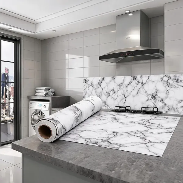 Vinyl_White_Marble_Peel_And_Stick_Waterproof_Wallpaper