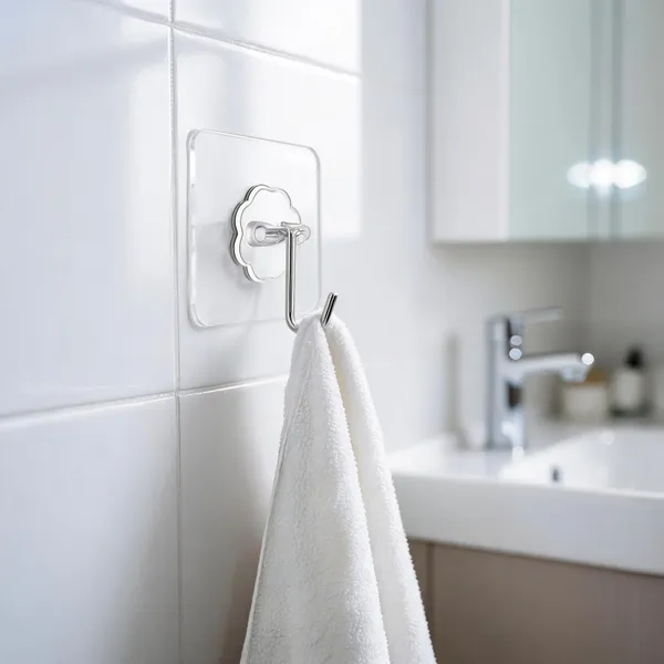 Plastic_Transparent_Stainless_Steel_Self-Adhesive_Wall_Hooks_Pack_Of_10