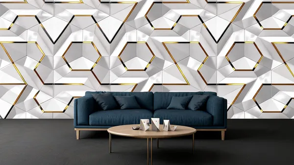 Pvc_Self_Adhesive_White_Gold_Geometric_Wallpaper