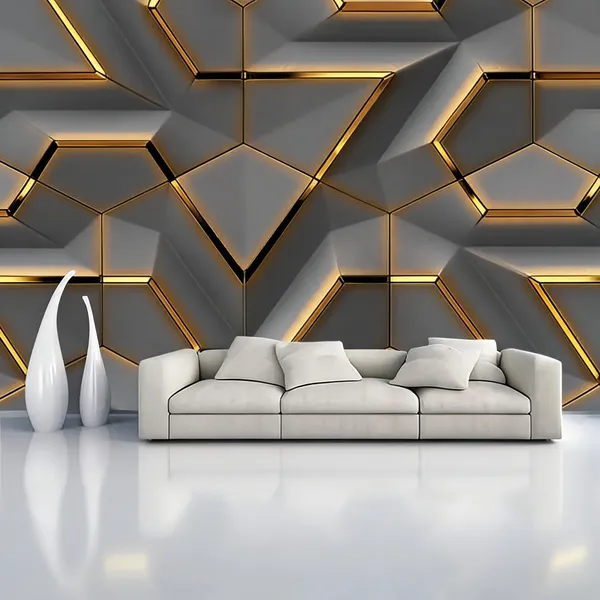 Pvc_Self_Adhesive_Dark_Gold_Geometric_Wallpaper_Roll