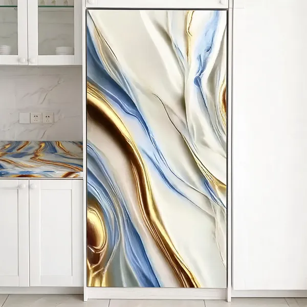 Pvc_Self_Adhesive_Blue_White_Marble_Finish_Wallpaper