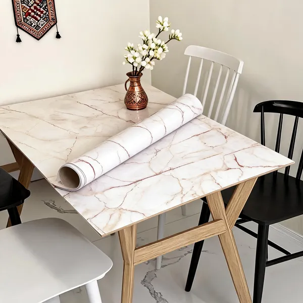 Pvc_Self_Adhesive_Cream_Marble_Wood_Grain_Wallpaper