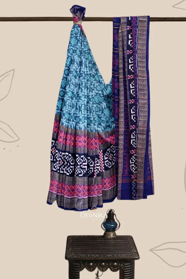 Cyan_Cotton_Pasapalli_Handloom_Saree_For_Women
