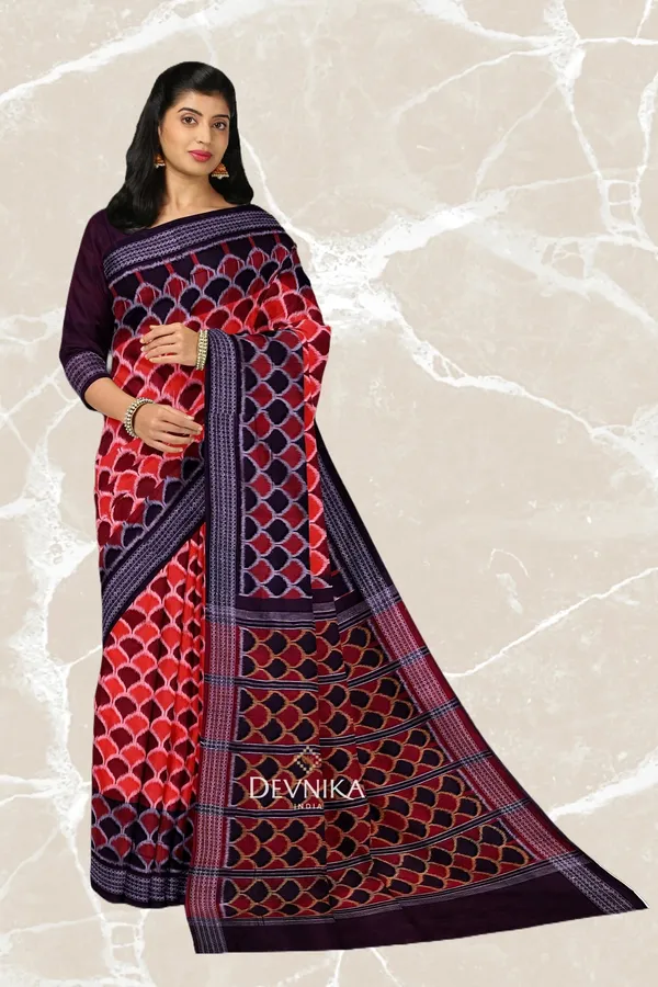 Brown_Cotton_Body_Bandha_Handloom_Saree_For_Women