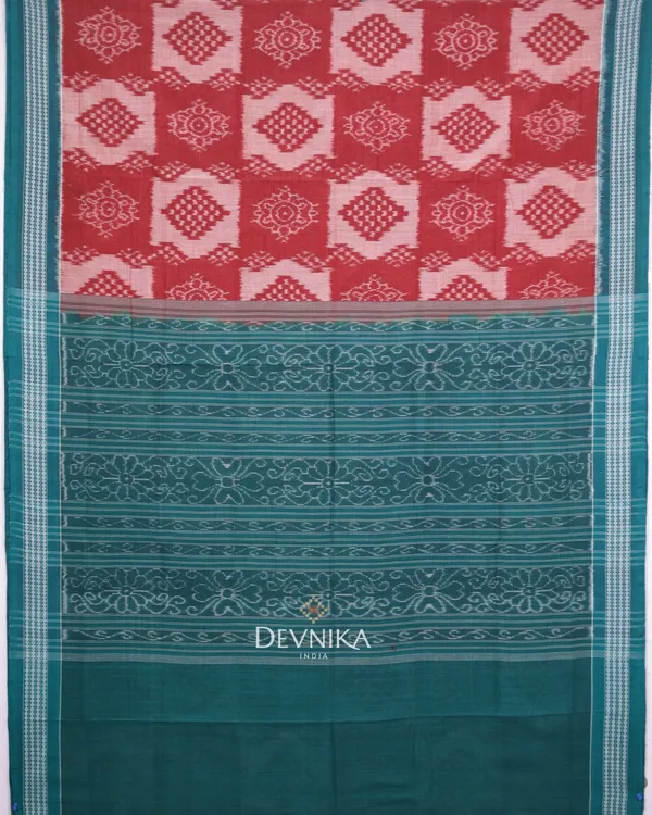 Brown_Cotton_Body_Bandha_Saree_For_Women