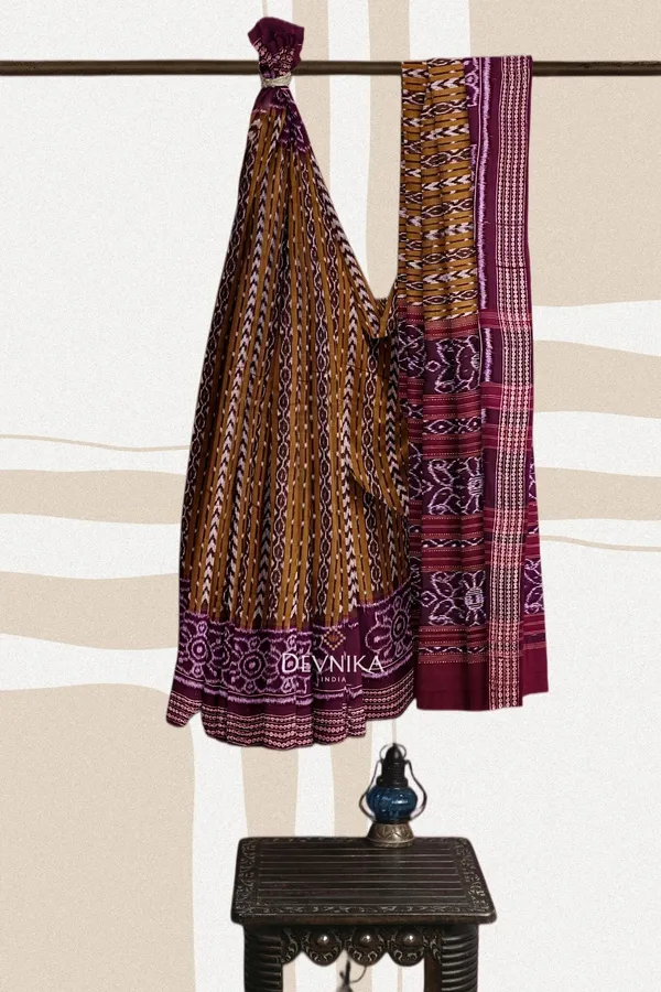 Olive_White_Cotton_Body_Bandha_Handloom_Saree_For_Women