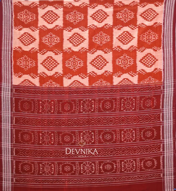 Brown_Cotton_Handloom_Body_Bandha_Saree_For_Women