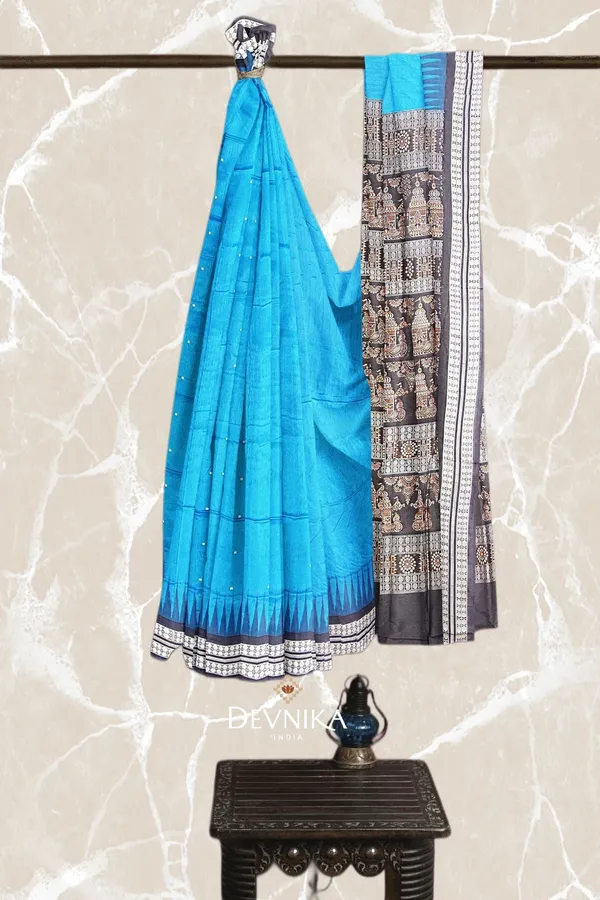 Royal_Blue_Silk_Bomkai_Butti_Handloom_Saree_For_Women