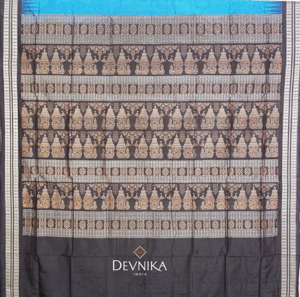 Royal_Blue_Silk_Bomkai_Butti_Handloom_Saree_For_Women
