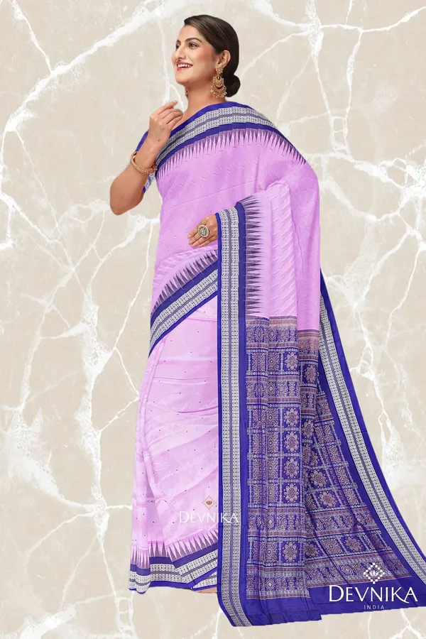 Deep_Lavender_Silk_Bomkai_Butti_Handloom_Saree_For_Women