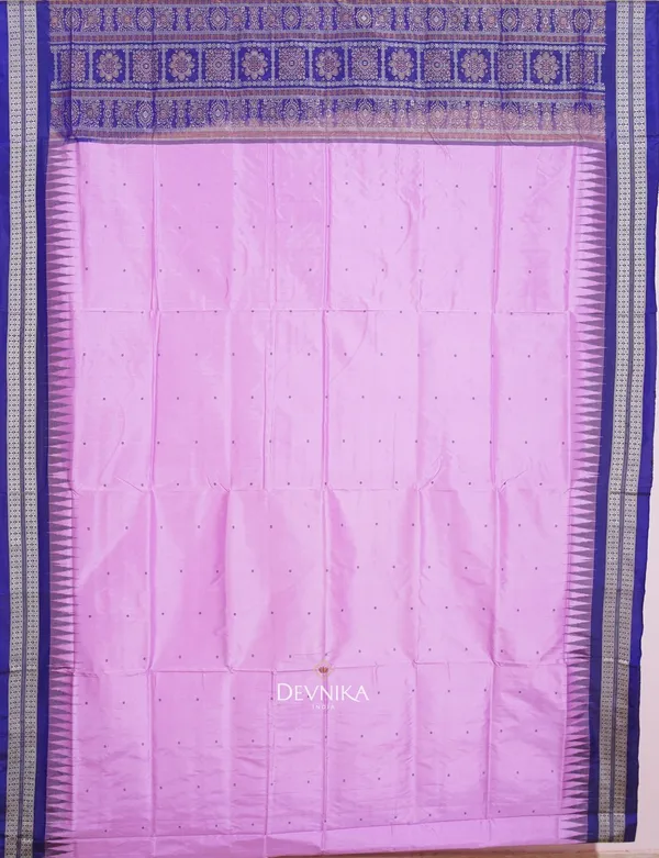 Deep_Lavender_Silk_Bomkai_Butti_Handloom_Saree_For_Women