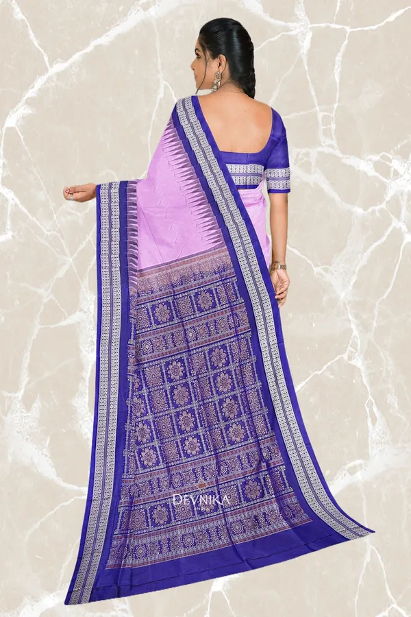 Deep_Lavender_Silk_Bomkai_Butti_Handloom_Saree_For_Women