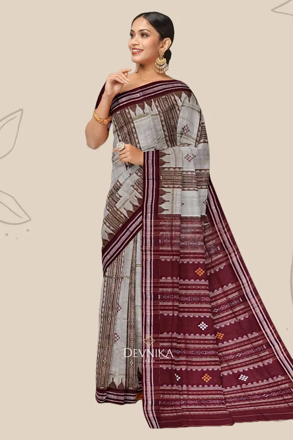 Spring_Green_Handloom_Pata_Bapta_Saree_For_Women