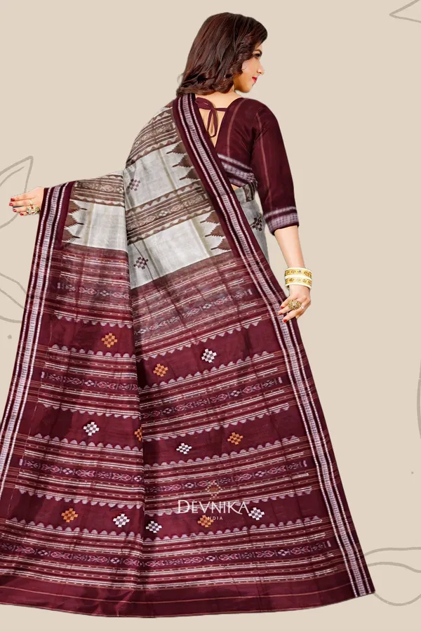 Spring_Green_Handloom_Pata_Bapta_Saree_For_Women
