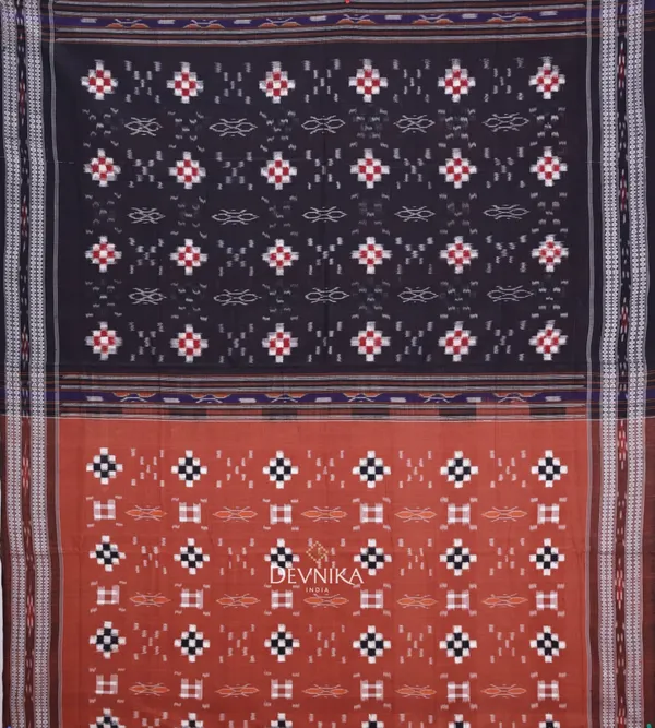 Light_Brown_Cotton_Body_Pasapalli_Handloom_Saree_For_Women