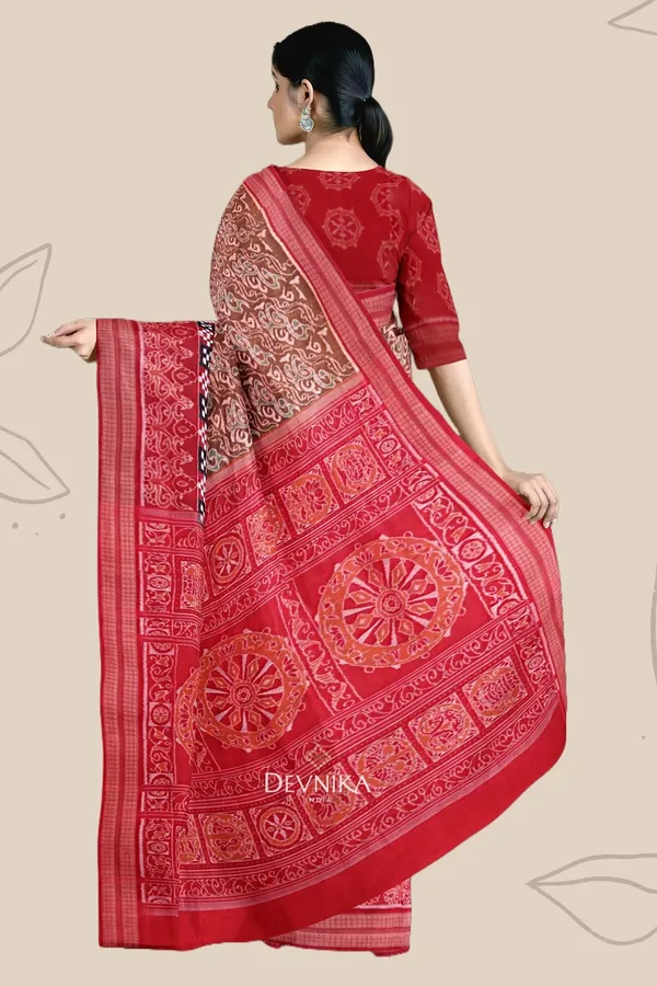 Light_Brown_Cotton_Pasapalli_Border_Handloom_Saree_For_Women