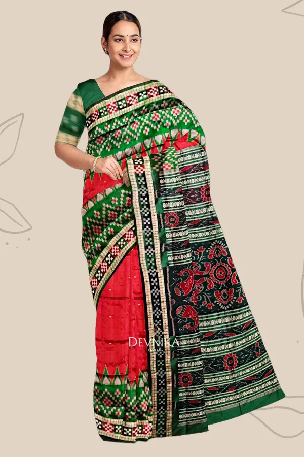 Maroon_Silk_Border_Pasapalli_Handloom_Saree_For_Women