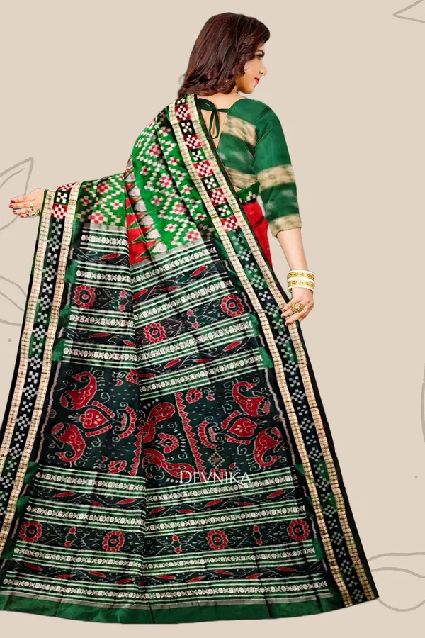 Maroon_Silk_Border_Pasapalli_Handloom_Saree_For_Women