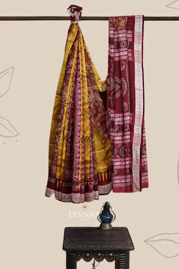 Golden_Silk_Bomkai_Handloom_Saree_For_Women