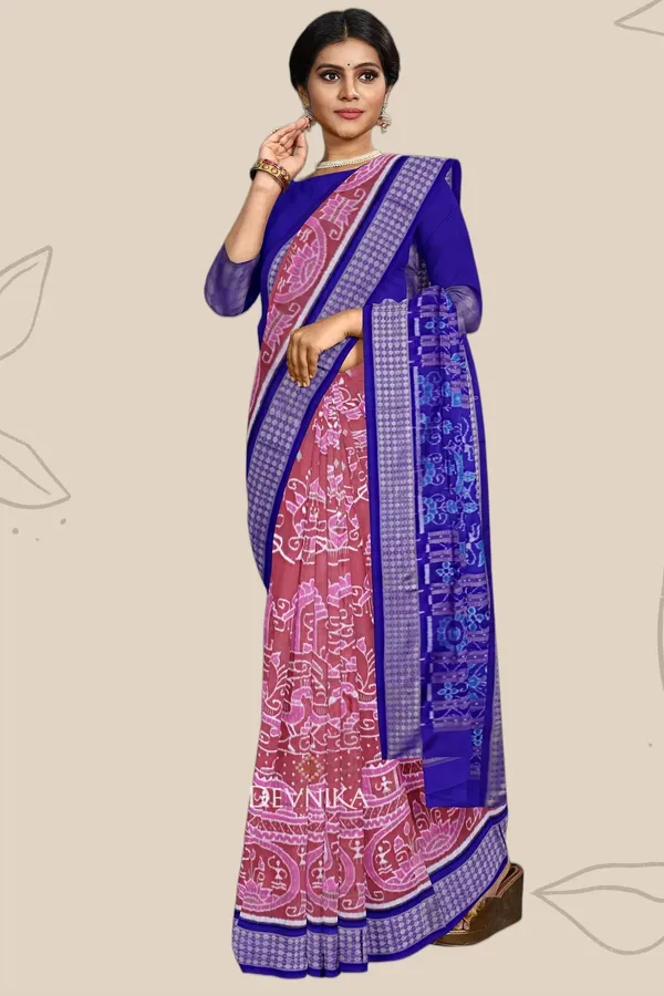 Pink_Silk_Body_Bandha_Handloom_Saree_For_Women