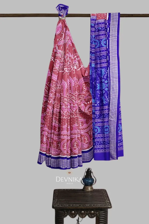 Pink_Silk_Body_Bandha_Handloom_Saree_For_Women