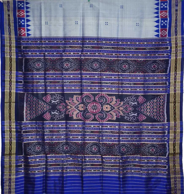Sky_Blue_Silk_Pasapalli_Temple_Border_Khandua_Pata_Saree_For_Women