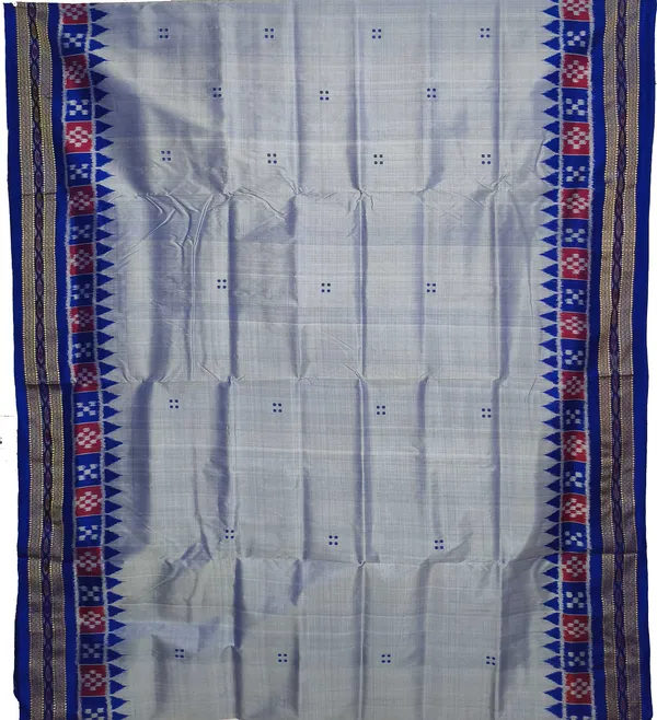 Sky_Blue_Silk_Pasapalli_Temple_Border_Khandua_Pata_Saree_For_Women
