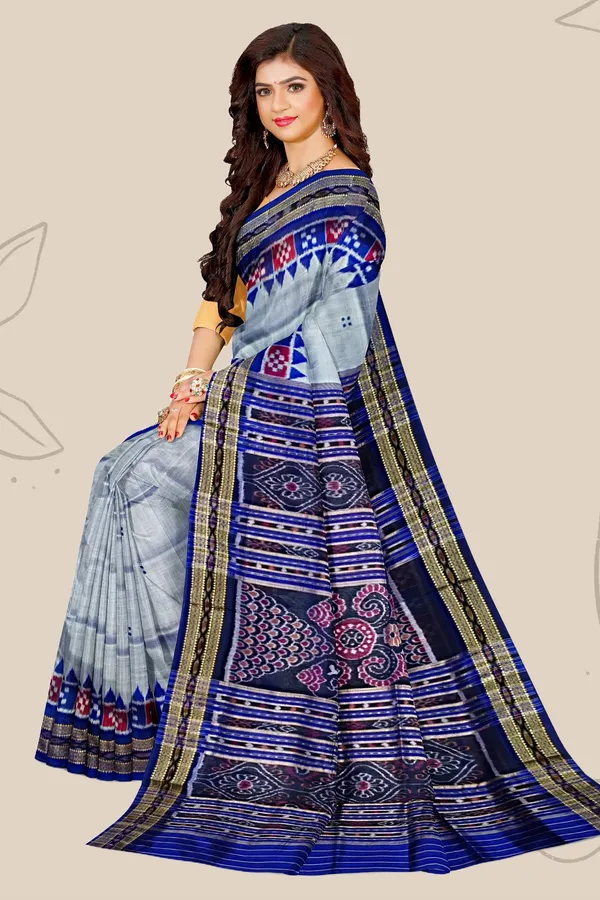 Sky_Blue_Silk_Pasapalli_Temple_Border_Khandua_Pata_Saree_For_Women