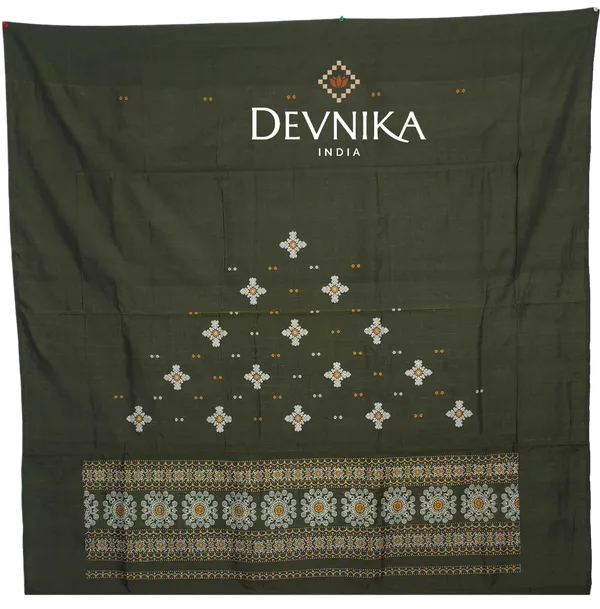 Olive_Green_Top_With_Yellow_Color_Pant_&_Dupatta
