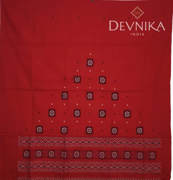 Red_Color_Top_With_Black_Color_Pant_&_Dupatta