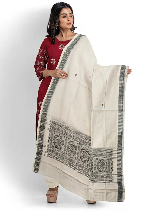 Deep_Maroon_Color_Top_With_White_Color_Pant_&_Dupatta