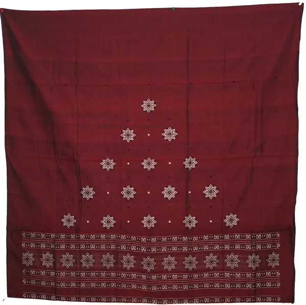 Deep_Maroon_Color_Top_With_White_Color_Pant_&_Dupatta