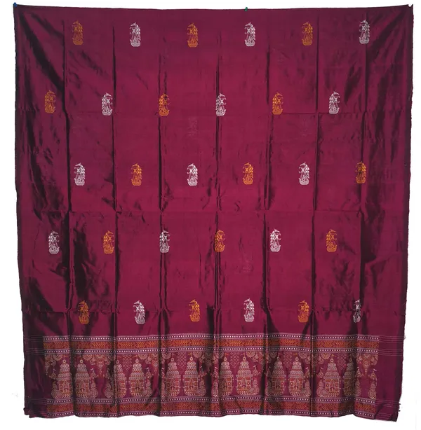 Deep_magenta_Color_Top_With_Yellow_Color_Pant_&_Dupatta