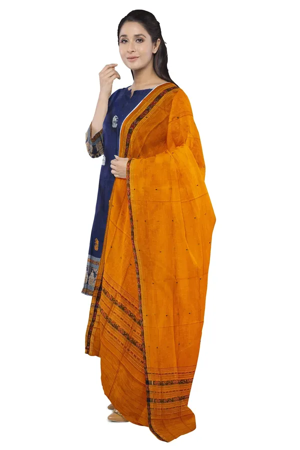 Blue_Color_Top_With_Yellow_Color_Pant_&_Dupatta