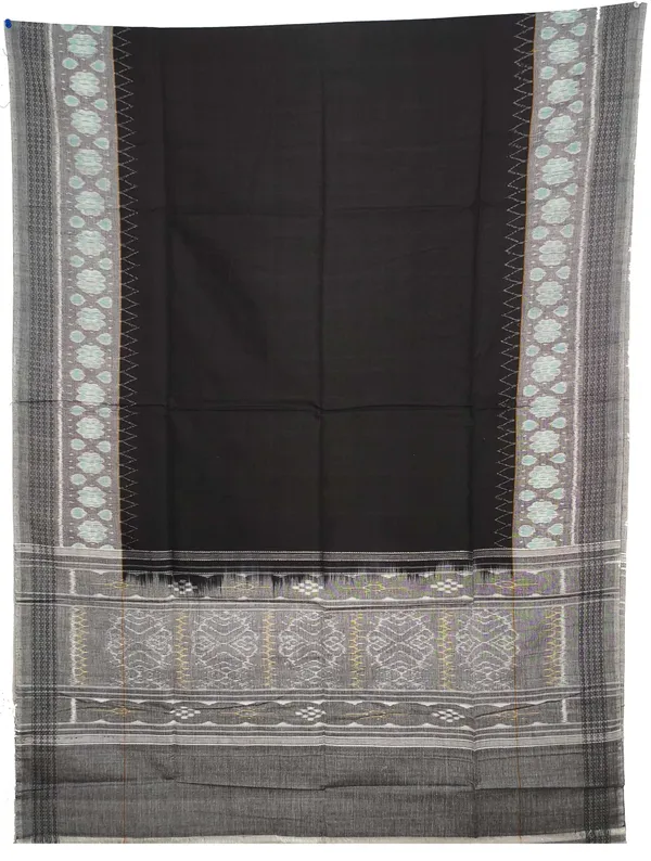 Steel_Color_Top_With_Black_Color_Pant_&_Dupatta