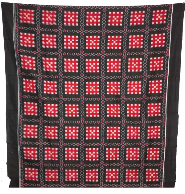 Black_Color_Top_With_Black_Color_Pant_&_Red_Color_Dupatta