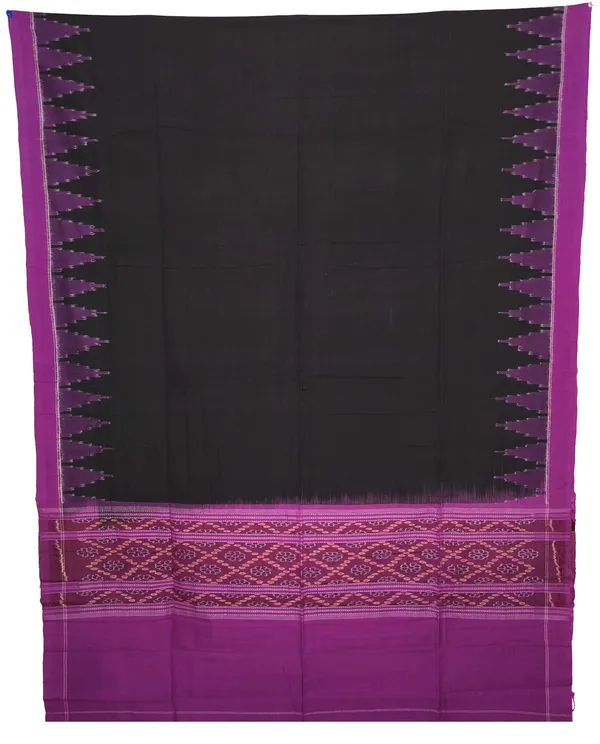 Magenta_Color_Top_With_Black_Color_Pant_&_Dupatta