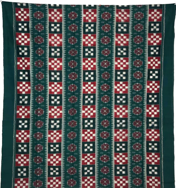 Green_Color_Top_With_Red_Color_Pant_&_Dupatta