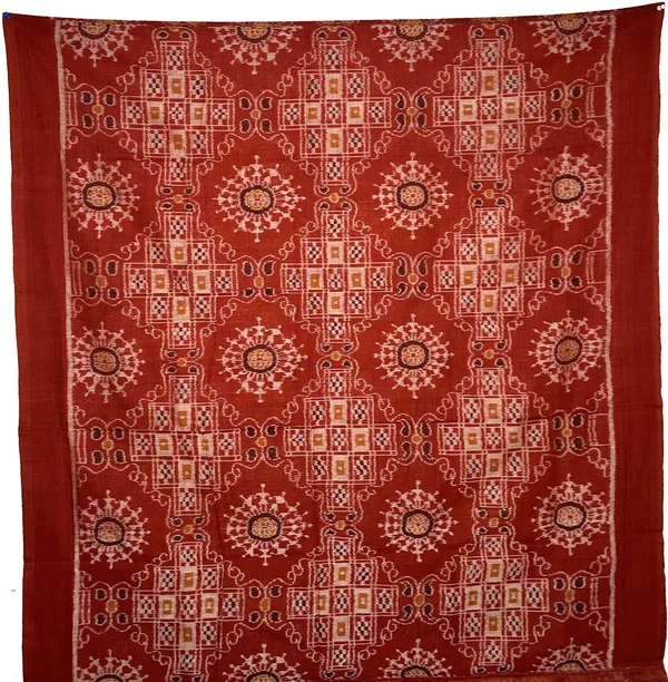 Rust_Color_Top_With_Black_Color_Pant_&_Dupatta